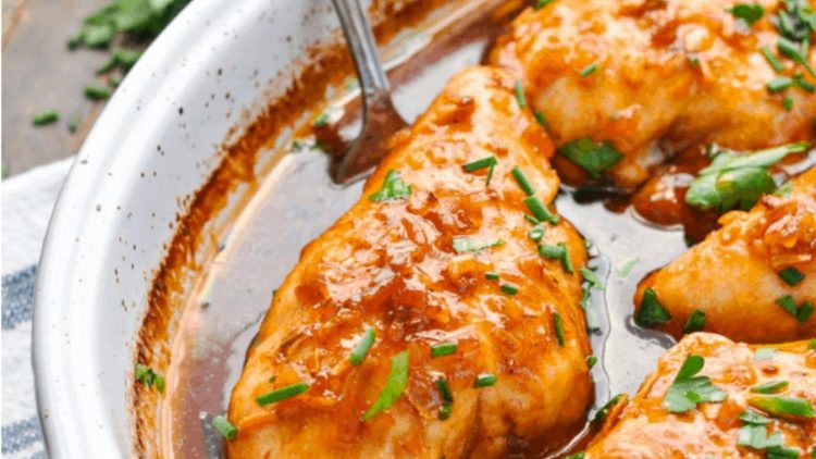 Poitrines de poulet cuites au four