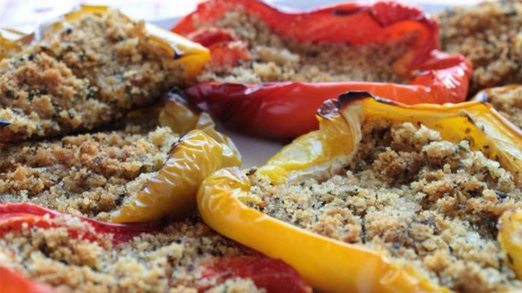 Poivrons farcis au four