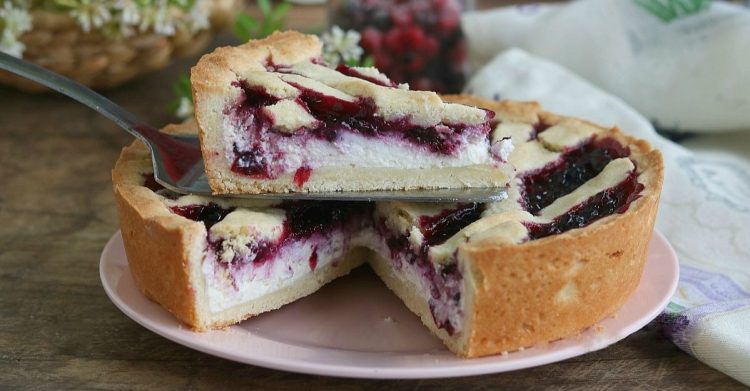 Tarte à la ricotta et aux fruits rouges