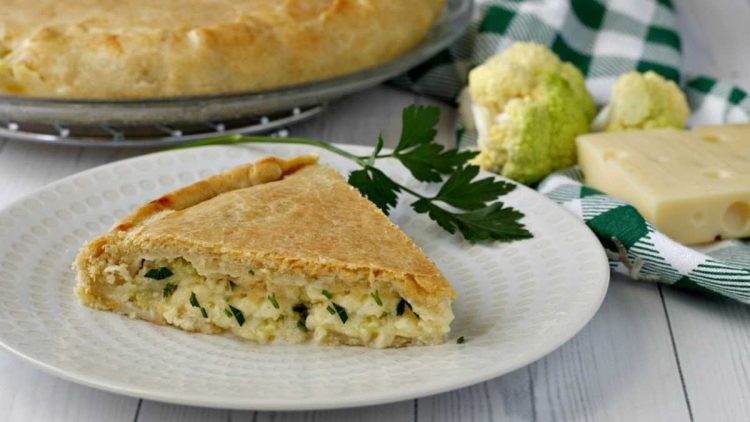 Tarte salée au chou-fleur