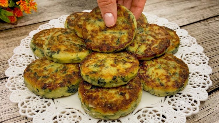 galettes d’épinards et pommes de terre