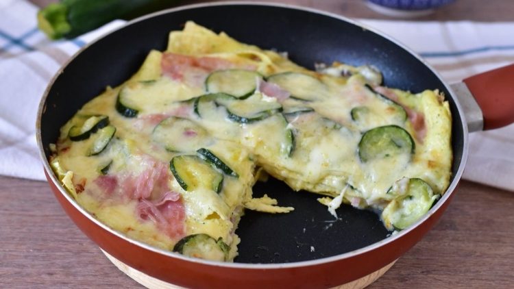 Lasagnes à la poêle aux courgettes