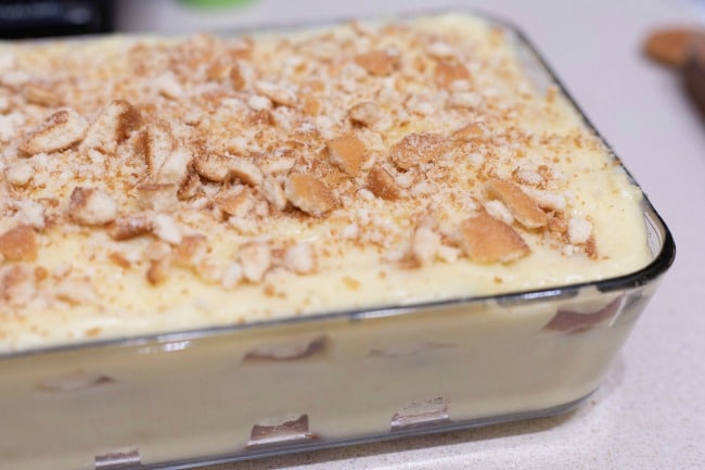 Le pudding à la banane