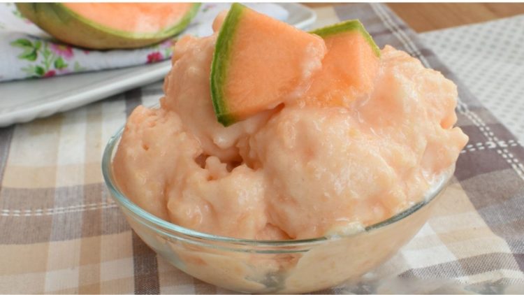 sorbet au melon sans sorbetière