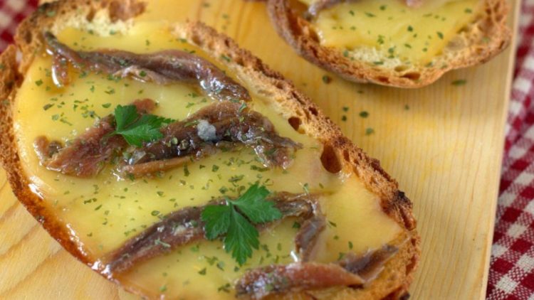 bruschettas aux anchois