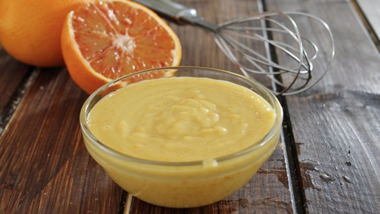 Crème pâtissière à l'orange