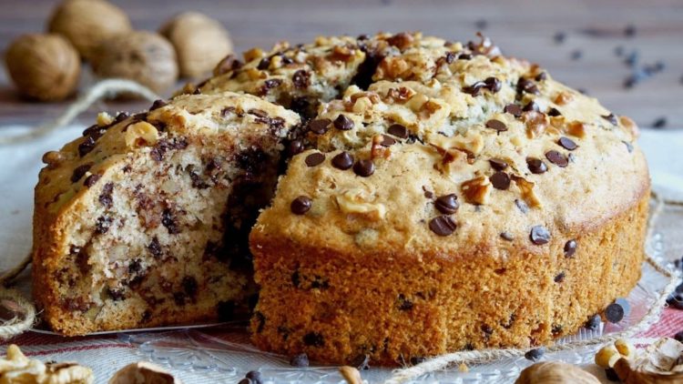 Gâteau aux noix et chocolat