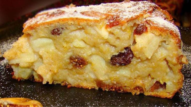 gâteau de polenta aux pommes