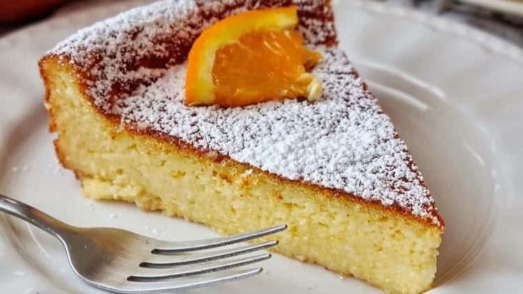 gâteau migliaccio à l’orange crémeux