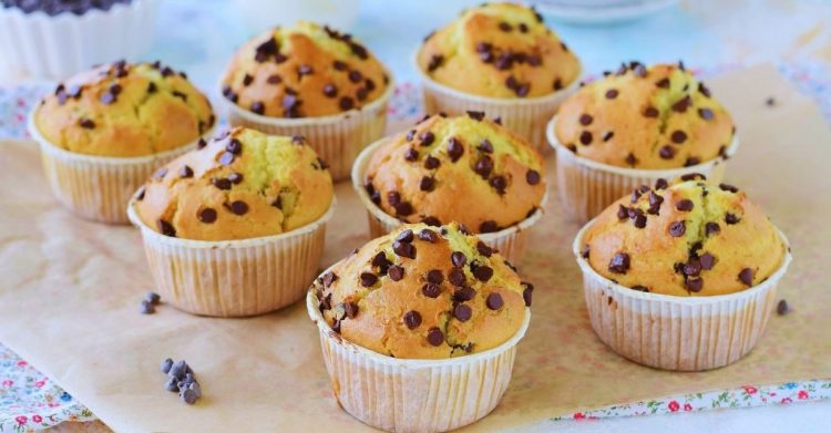 Muffins aux pépites de chocolat