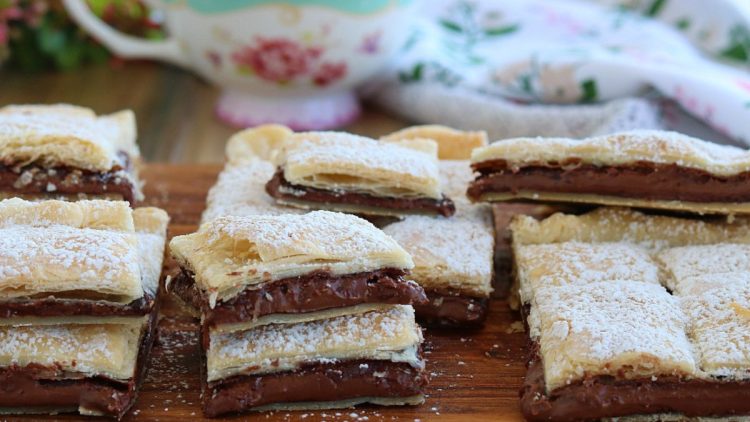 tarte feuilletée au Nutella