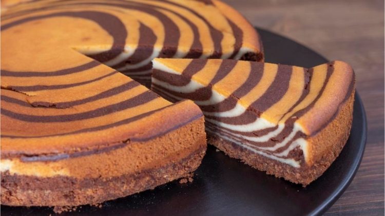 Cheesecake zébré