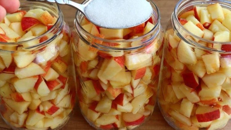 conserve de pommes