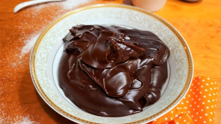 Crème au chocolat sans œufs