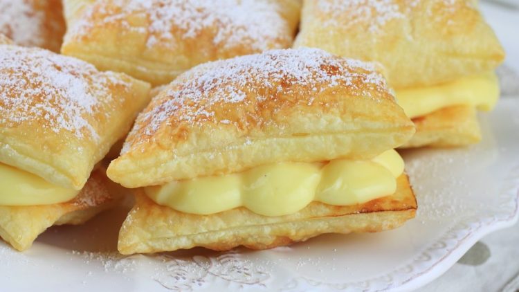 feuilletés à la crème