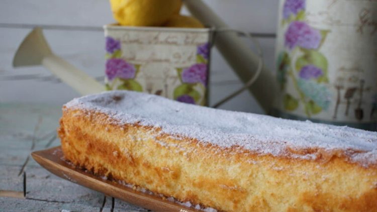Gâteau nuage de crème et citron