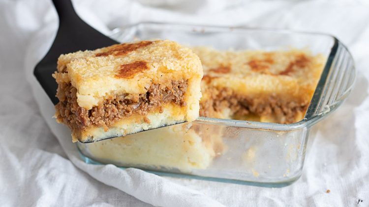 gratin de pommes de terre à la viande hachée