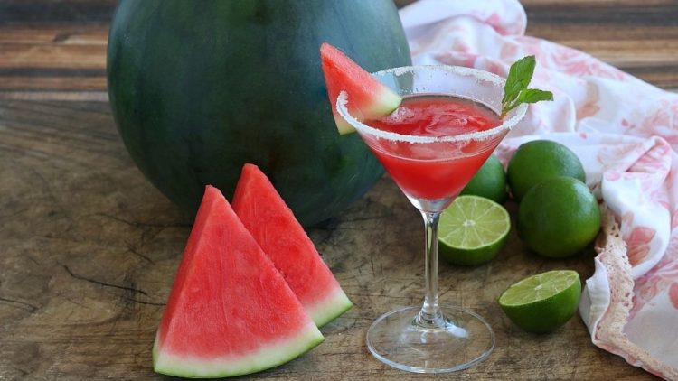 Mojito à la pastèque sans alcool