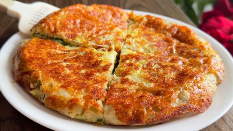omelette aux épinards et flocons d’avoine