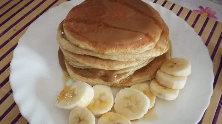 pancakes à la sauce au café