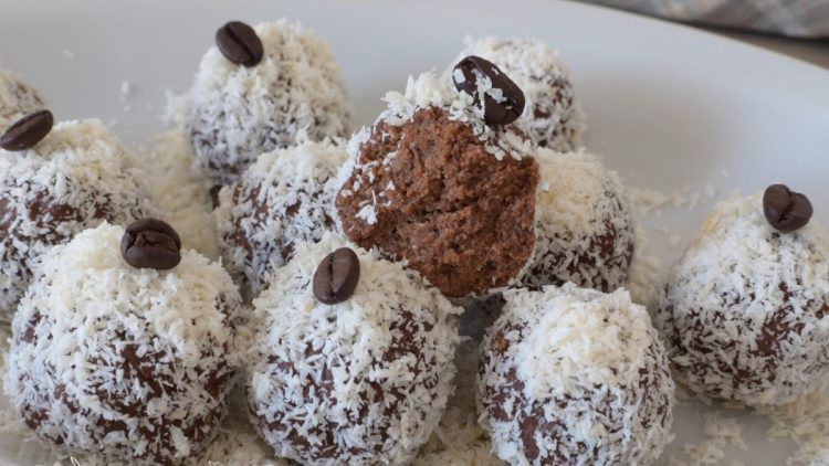 bouchées au café sans cuisson