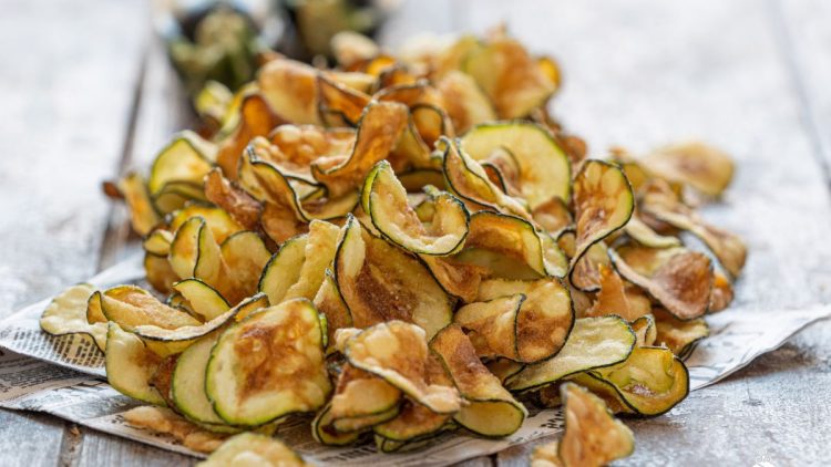 chips de courgettes croustillantes