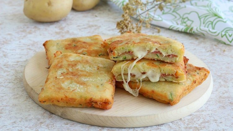Croque-monsieur de courgettes et pommes de terre