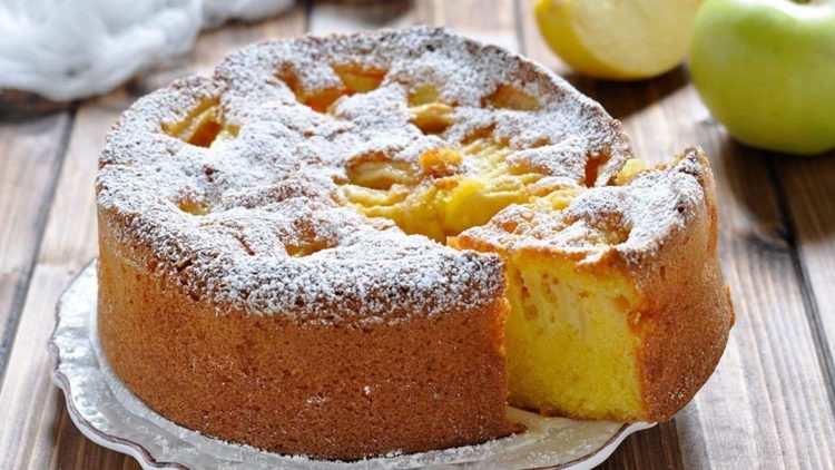 Gâteau aux pommes et poires au mascarpone