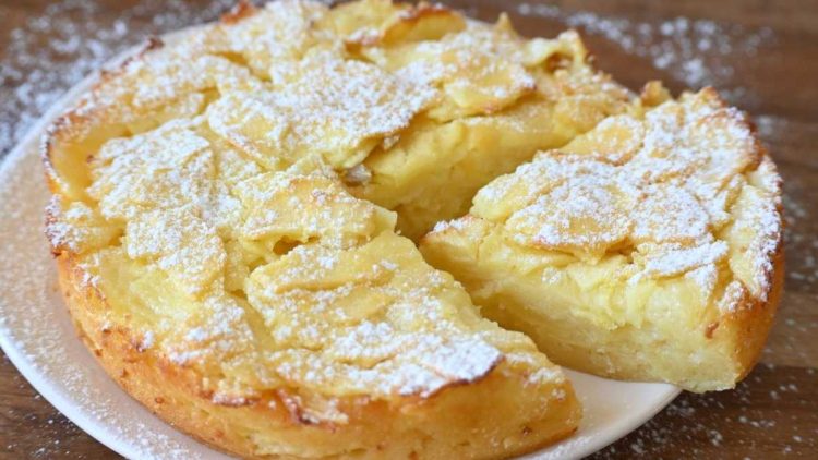 Gâteau aux pommes super crémeux