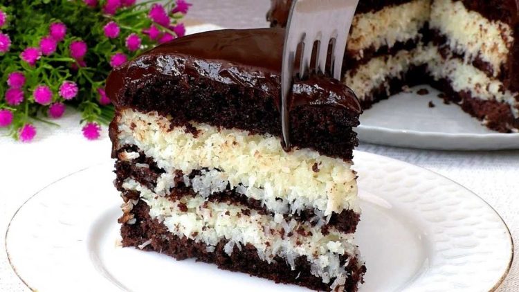 Gâteau Bounty