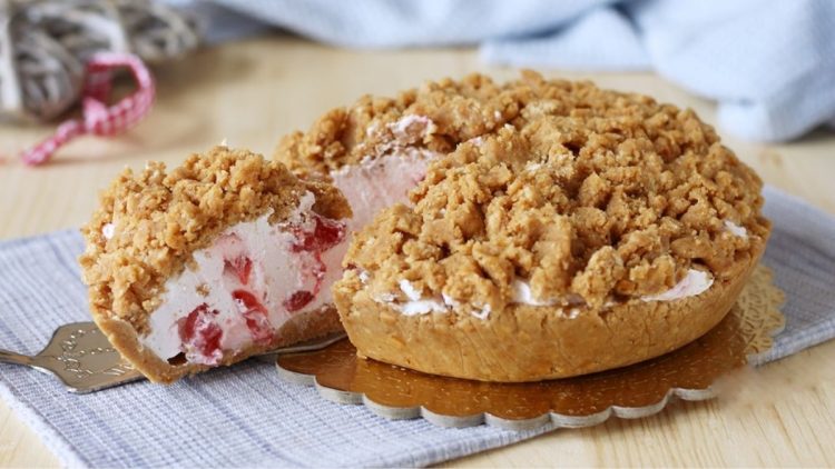 Gâteau froid aux fraises sans cuisson