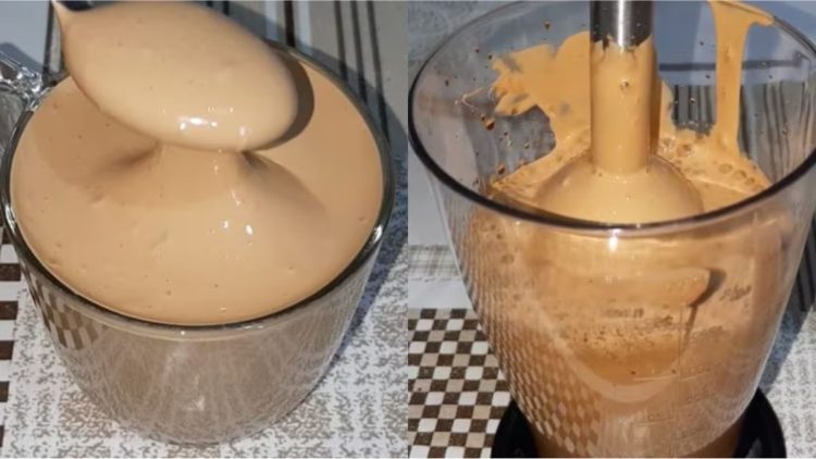 mousse de café à l'eau prête en 2 minutes