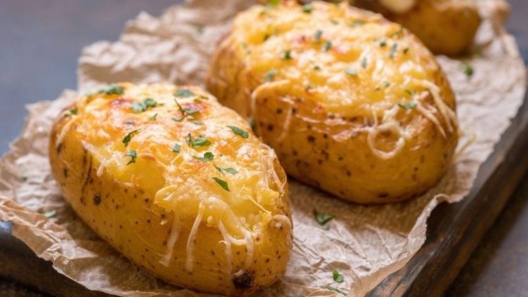 Pommes de terre en papillote