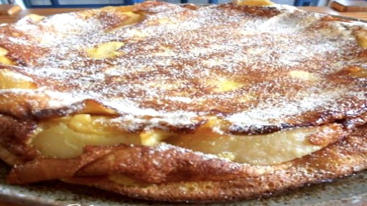 Tarte à la mousse aux pommes