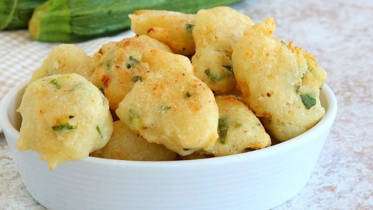Beignets aux courgettes et ricotta