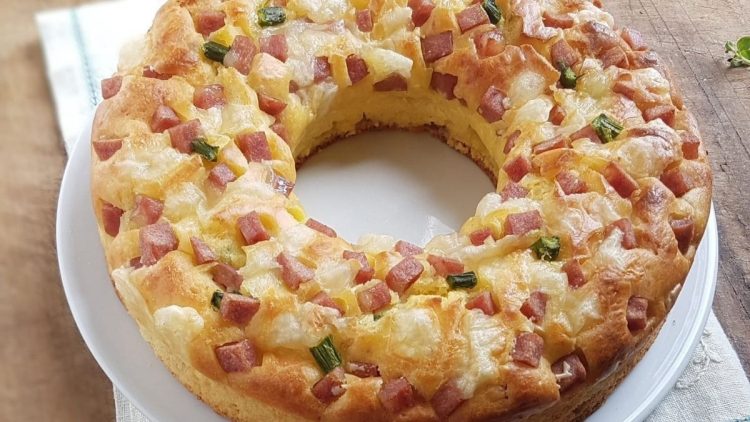 Couronne salée avec ricotta