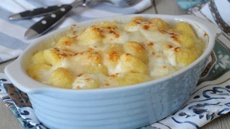 Gratin de gnocchis au four