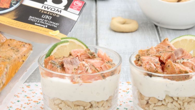 mini cheesecakes au saumon
