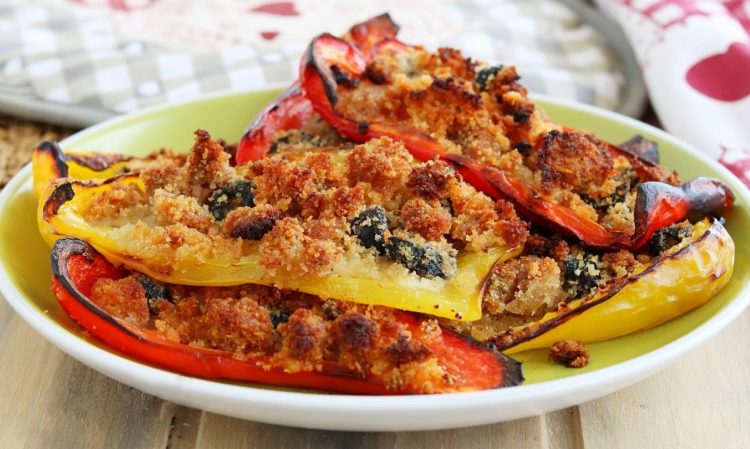 Poivrons gratinés au thon