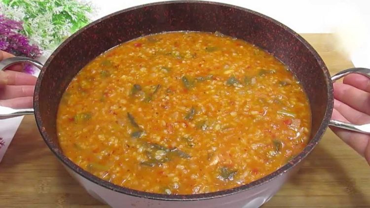Soupe de lentilles