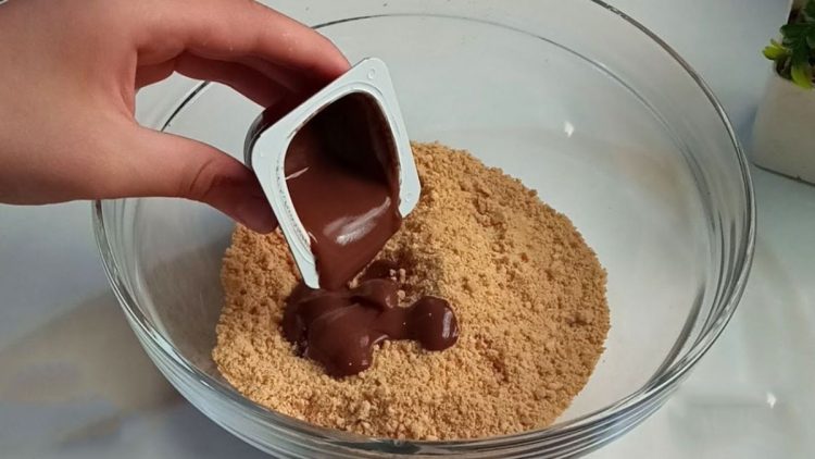 tarte froide au chocolat  