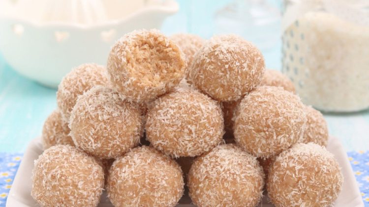 truffes au citron et à la noix de coco