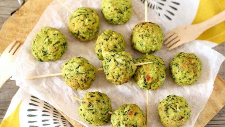 Boulettes de courgettes au four