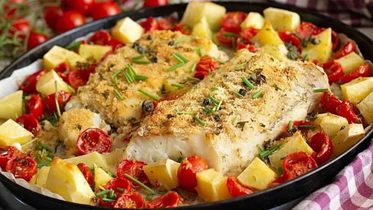 Filets de morue gratinés au four
