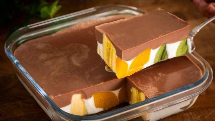 flan aux fruits et au cacao 