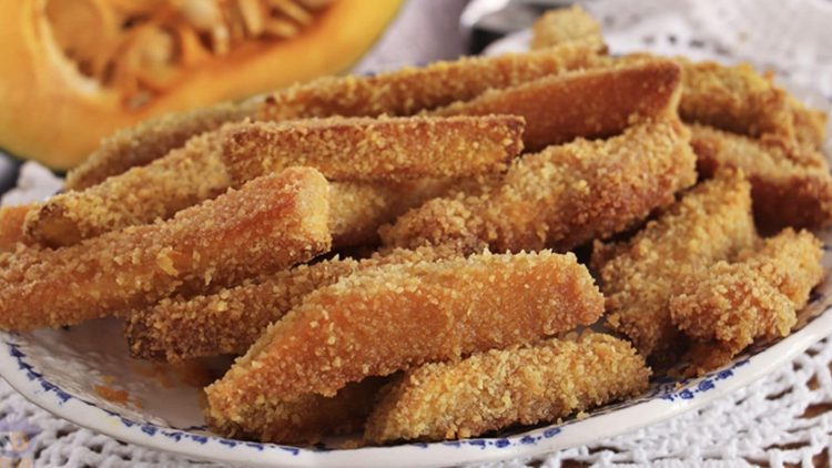 Frites de courge au four