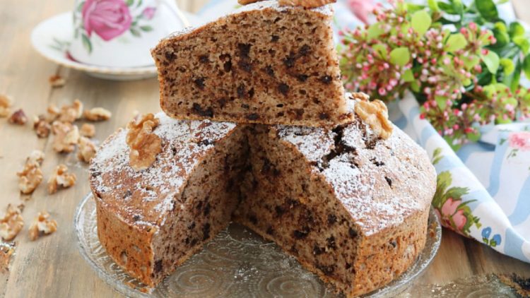 gâteau aux noix et à la ricotta