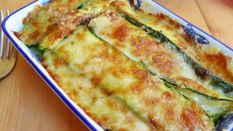 parmigiana de courgettes et pommes de terre