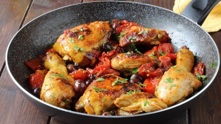 Poulet à la cacciatore