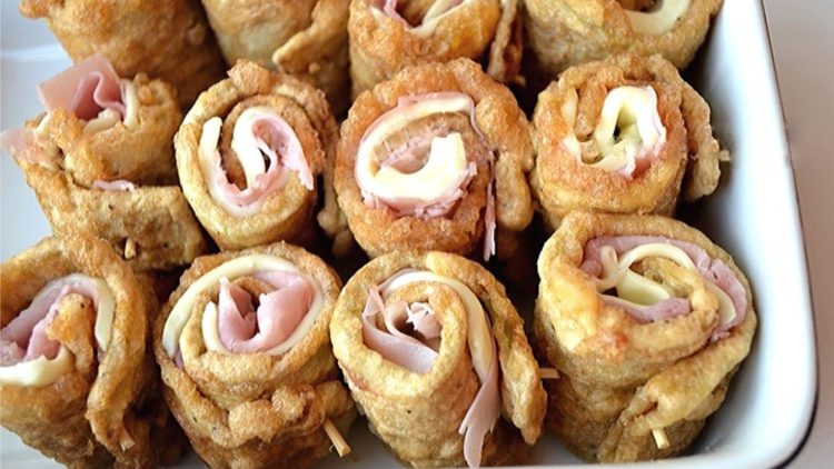Rouleaux d'aubergine